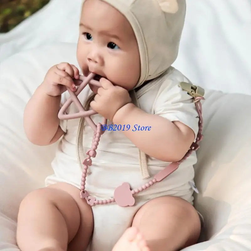 Q0KB Silicone Baby Pacifier Clip Adjustable Toy Holder for Strollers & Car Seats
Q0KB Silicone Baby Pacifier Clip Adjustable Toy Holder for Strollers & Car Seats