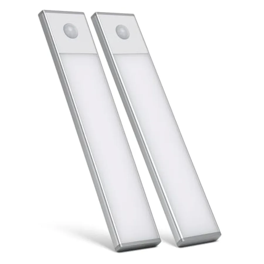 8-Inch Under Cabinet Light, 2-Pack Rechargeable Motion Sensor Indoor Lighting, 3-Level Dimmable Magnetic Closet Lights, Wireles
8-Inch Under Cabinet Light, 2-Pack Rechargeable Motion Sensor Indoor Lighting, 3-Level Dimmable Magnetic Closet Lights, Wireles
