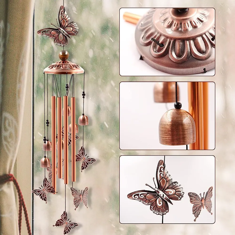 1PC Metal Turtle Butterfly Dragonfly Wind Chimes Pendant Home Garden Decor Retro Bells Outdoor Pendant
1PC Metal Turtle Butterfly Dragonfly Wind Chimes Pendant Home Garden Decor Retro Bells Outdoor Pendant