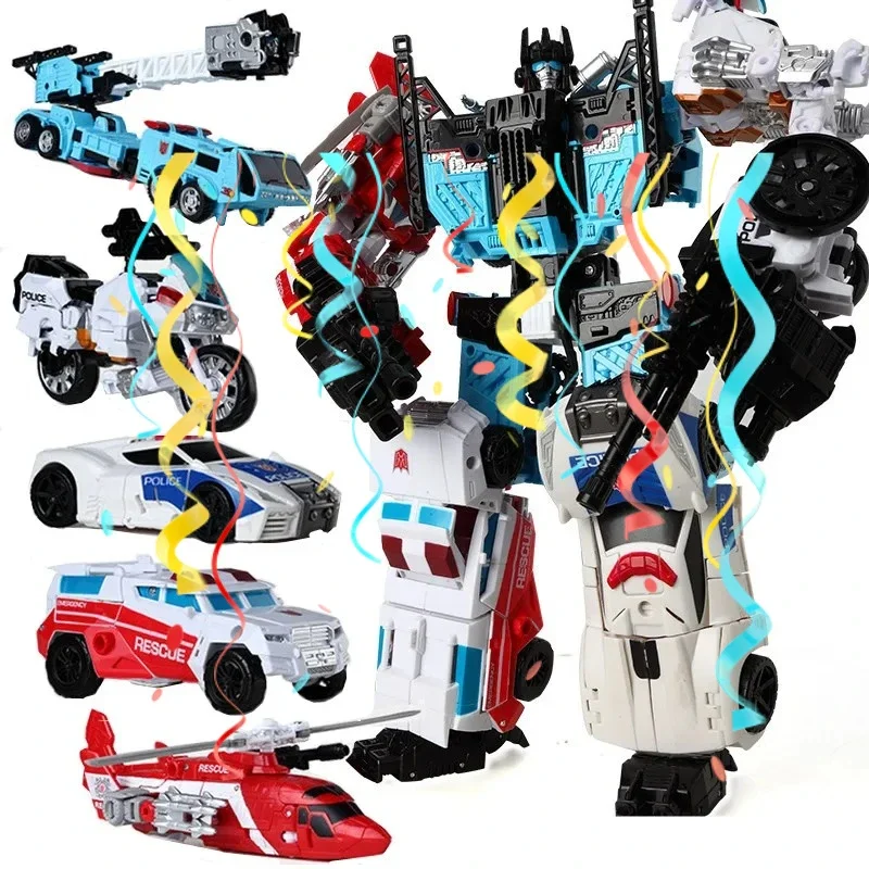 New HaiZhiXing 5 IN 1 Transformation Toy Anime Devastator Robot Car Action Figures Aircraft Tank Motorcycle Model Kids Gift
New HaiZhiXing 5 IN 1 Transformation Toy Anime Devastator Robot Car Action Figures Aircraft Tank Motorcycle Model Kids Gift