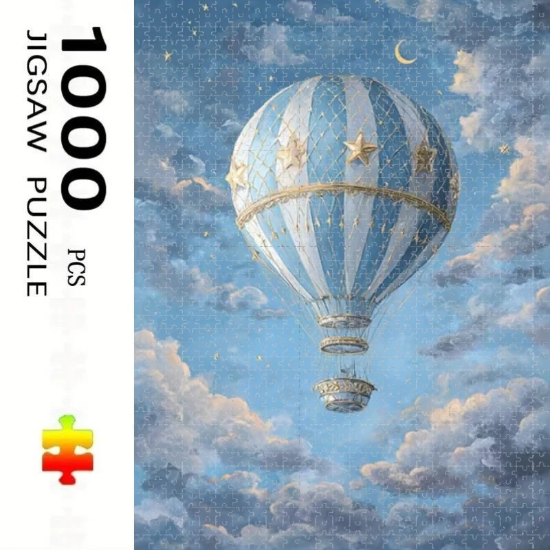 1000 Pcs Hot Air Balloon Puzzle Home Decor Adults Puzzle Games Family Fun Floor Puzzles Educational Toys for Kids
1000 Pcs Hot Air Balloon Puzzle Home Decor Adults Puzzle Games Family Fun Floor Puzzles Educational Toys for Kids
