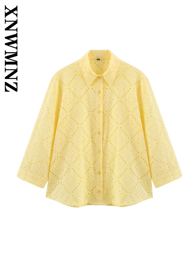XNWMNZ 2025 Spring New Female Streetwear Turn-down Collar Top Coat Sophisticated Summer Lady Shirt Ruffles Long Sleeve Outerwear
XNWMNZ 2025 Spring New Female Streetwear Turn-down Collar Top Coat Sophisticated Summer Lady Shirt Ruffles Long Sleeve Outerwear