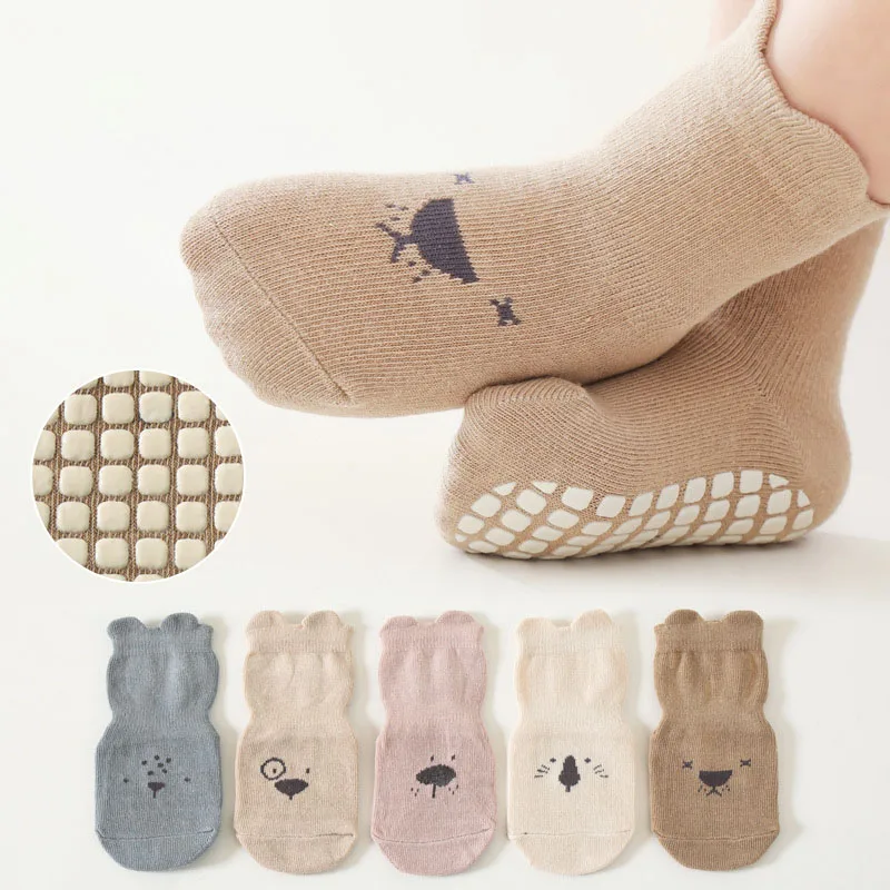 Non-slip Baby Floor Socks Cute Cartoon Toddler Cotton Sock Boy Girl Spring Autumn Middle Tube Socks 1-3Year Children Footwear 
Non-slip Baby Floor Socks Cute Cartoon Toddler Cotton Sock Boy Girl Spring Autumn Middle Tube Socks 1-3Year Children Footwear