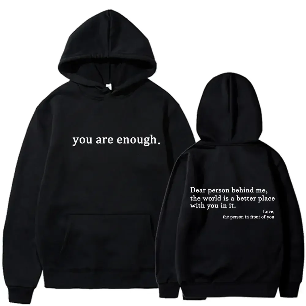 Unisex Autumn Winter Men Hooded Dear Person Behind Me The World Is A Better Place Print Hoodie Sweatshirts Pullovers Clothing
Unisex Autumn Winter Men Hooded Dear Person Behind Me The World Is A Better Place Print Hoodie Sweatshirts Pullovers Clothing