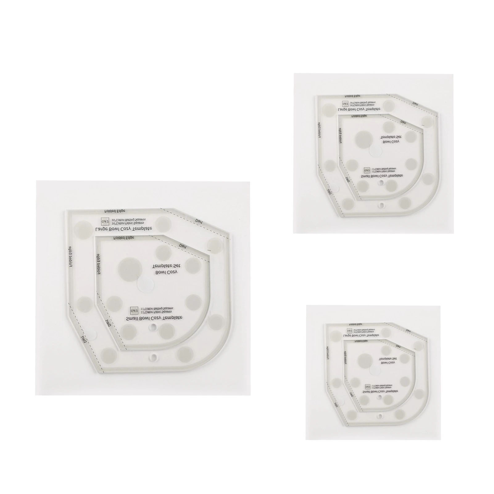 3pcs Bowl Cozy Template 3 Sizes 6in 8in 10in Quilting Acrylic Bowl Wrap Sewing Pattern Template DIY Kitchen Art Craft
3pcs Bowl Cozy Template 3 Sizes 6in 8in 10in Quilting Acrylic Bowl Wrap Sewing Pattern Template DIY Kitchen Art Craft