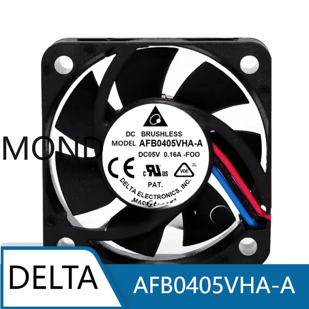 Delta AFB0405VHA-A 4010 DC5V 4CM Dual Ball Industrial Control Computer High Wind Cooling Fan
Delta AFB0405VHA-A 4010 DC5V 4CM Dual Ball Industrial Control Computer High Wind Cooling Fan