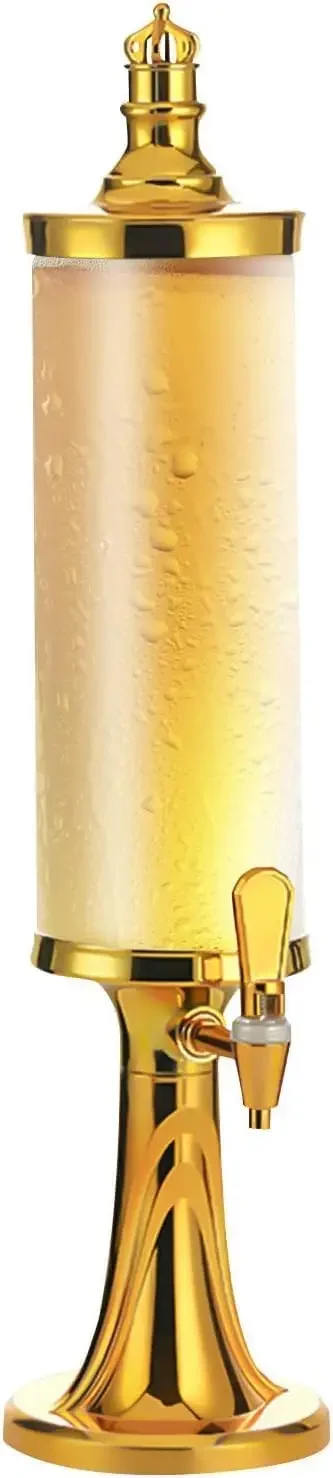 3L Beer Tower Beverage Dispenser, Margarita Mimosa Tower Drink Dispenser w/ Tap, LED Colorful Shinning Lights & Ice Tube
3L Beer Tower Beverage Dispenser, Margarita Mimosa Tower Drink Dispenser w/ Tap, LED Colorful Shinning Lights & Ice Tube