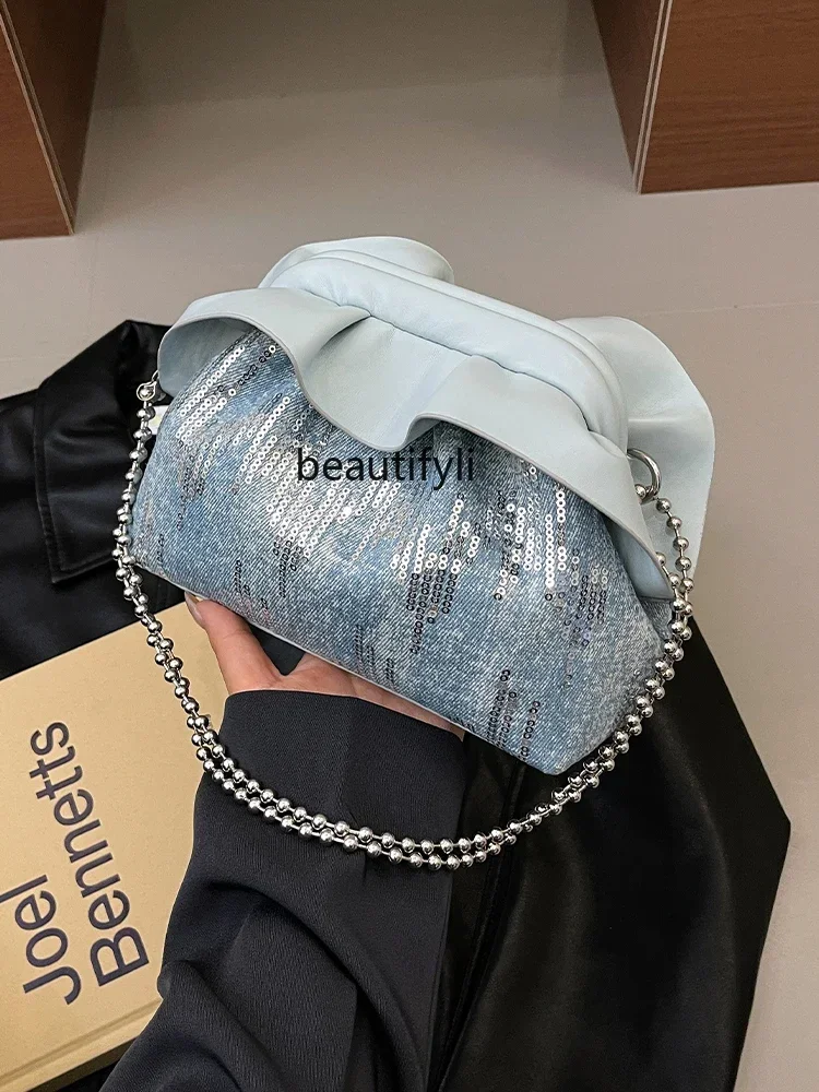 Simple Leisure Bag Women's Summer Trendy Fashion Shell Bag Niche High-Grade Versatile Messenger Bag
Simple Leisure Bag Women's Summer Trendy Fashion Shell Bag Niche High-Grade Versatile Messenger Bag
