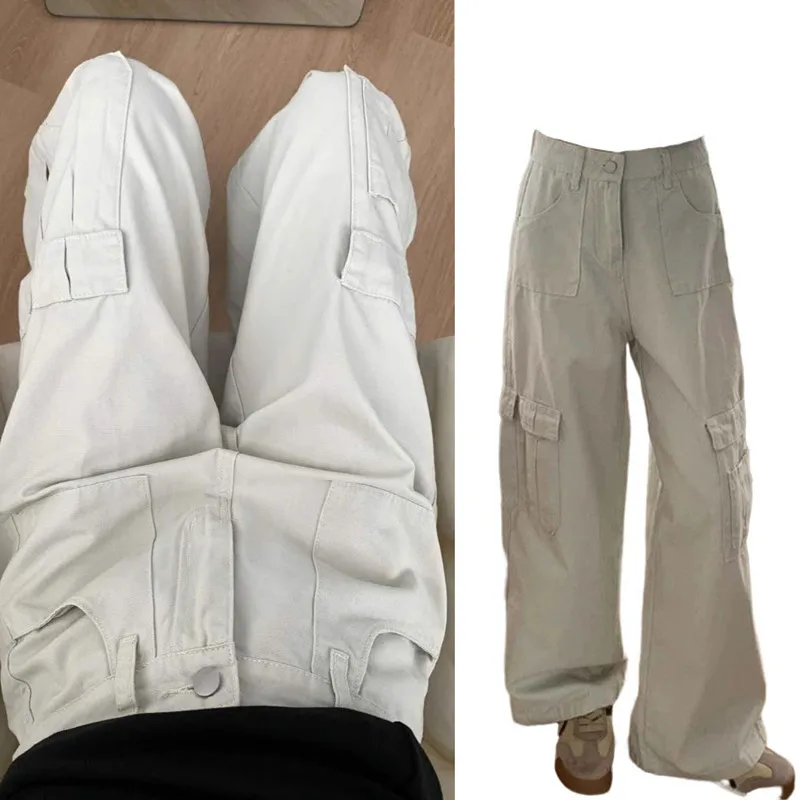 Ретро-джинсы в американском стиле, прямые, свободные, с широкими штанинами, в стиле рабочей одежды, женские, с множеством карманов, абрикосового цвета, модные брюки
Ретро-джинсы в американском стиле, прямые, свободные, с широкими штанинами, в стиле рабочей одежды, женские, с множеством карманов, абрикосового цвета, модные брюки