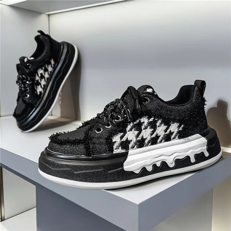 Unisex Shoes Thick Bottom Platform Mixed Color All Match Sneakers Luxury Designer Increasing Runway Skateboard Casual Trainers
Unisex Shoes Thick Bottom Platform Mixed Color All Match Sneakers Luxury Designer Increasing Runway Skateboard Casual Trainers