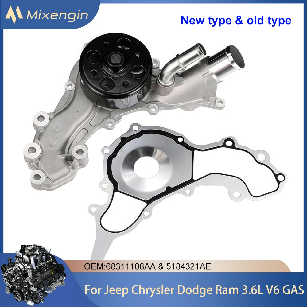 ERB Engine Water pump w/ gasket Fit Jeep Dodge Chrysler Ram Volkswagen 3.6 L T V6 GAS 68311108AA 2016-2024 5184321AE 2011-2022
ERB Engine Water pump w/ gasket Fit Jeep Dodge Chrysler Ram Volkswagen 3.6 L T V6 GAS 68311108AA 2016-2024 5184321AE 2011-2022