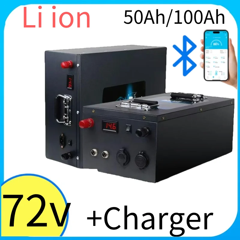DS 72V 50Ah 100Ah Li ion Battery Pack Built-in Bluetooth BMS 72V Motorcycle scooter Golf Cart Lithium Iron Phosphate Battery
DS 72V 50Ah 100Ah Li ion Battery Pack Built-in Bluetooth BMS 72V Motorcycle scooter Golf Cart Lithium Iron Phosphate Battery