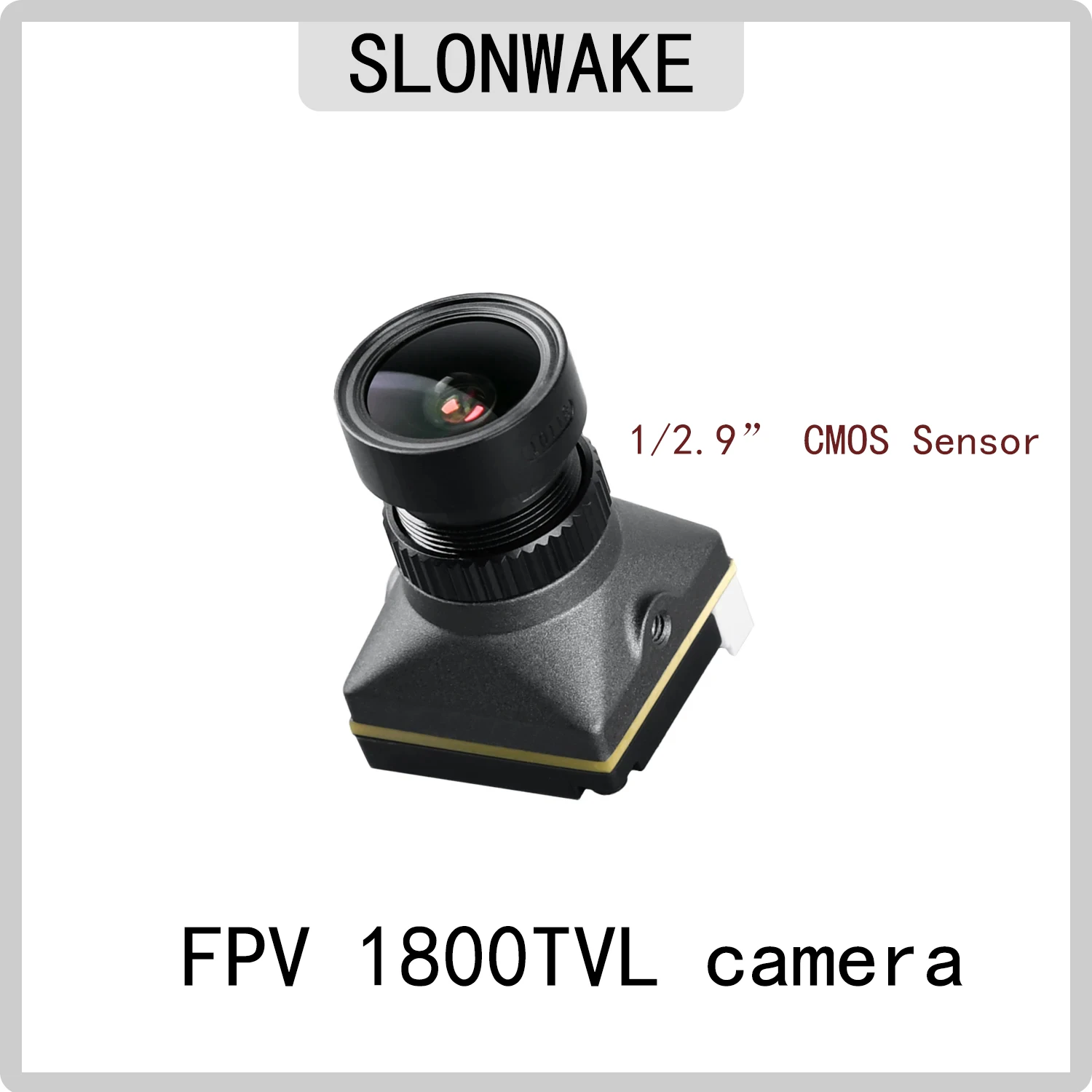 SLONWAKE 1800TVL 9g ultra light Night Vision FPV Camera dimension 19*19 for RC FPV Racing Drone
SLONWAKE 1800TVL 9g ultra light Night Vision FPV Camera dimension 19*19 for RC FPV Racing Drone