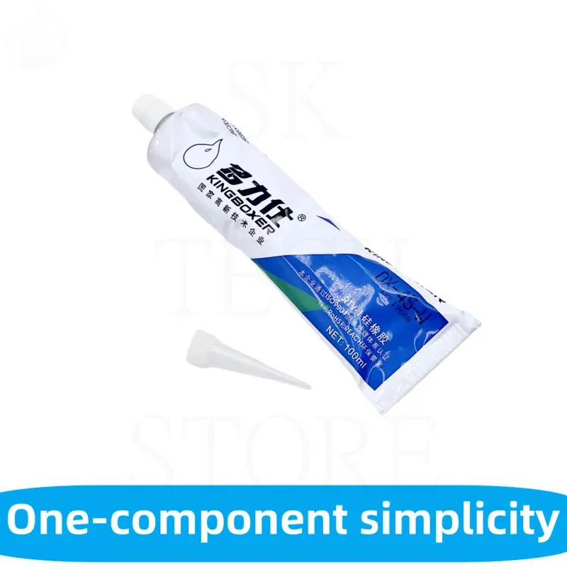 DX-45W White Silicone Rubber CPU Silicone Rubber Glue Rubber Fixing Waterproof PCB Used for Cell Phone Repair etc
DX-45W White Silicone Rubber CPU Silicone Rubber Glue Rubber Fixing Waterproof PCB Used for Cell Phone Repair etc