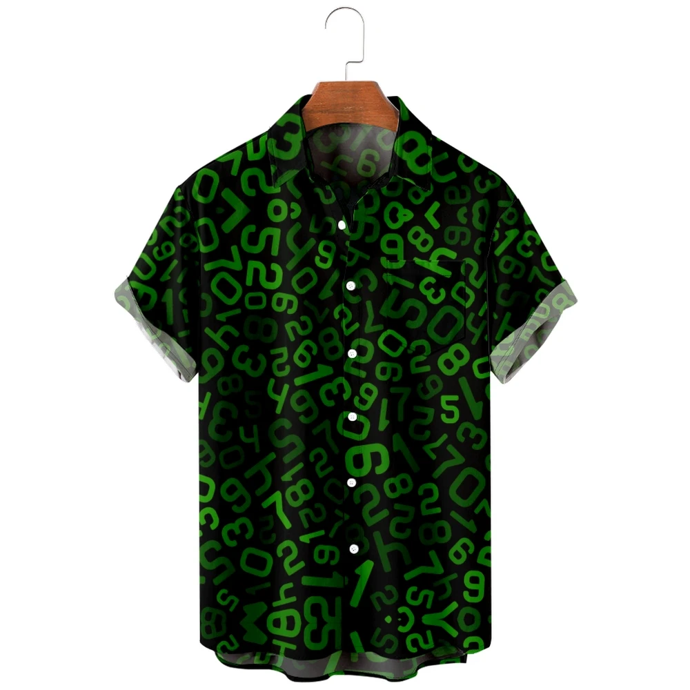 Men's Hawaiian Shirt loose top 3D number print men's shirt fashion shirt men's T-shirt breathable summer short sleeve
Men's Hawaiian Shirt loose top 3D number print men's shirt fashion shirt men's T-shirt breathable summer short sleeve