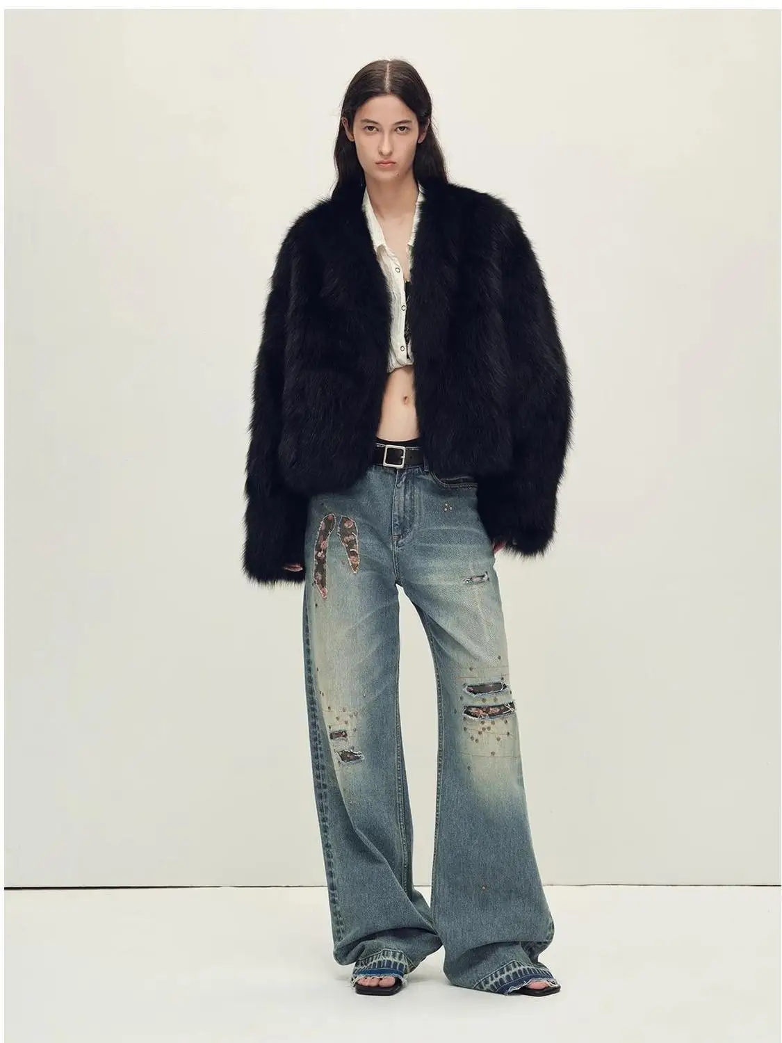 Faux Fur For Coat Coats Womens Lined Mid Long Commute Girl Waistless Warm Gray Belts Leather Feminina Front White Drawstring Ins
Faux Fur For Coat Coats Womens Lined Mid Long Commute Girl Waistless Warm Gray Belts Leather Feminina Front White Drawstring Ins