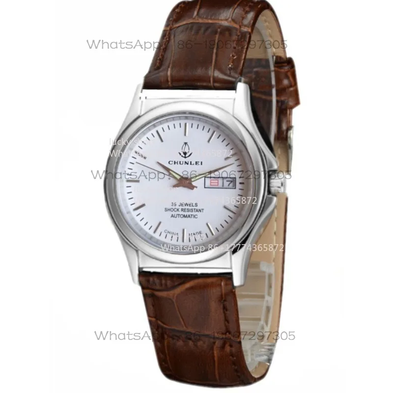 Da Qin Wang Jian Domestic Chunlei brand automatic double calendar solid steel belt mechanical men's watch
Da Qin Wang Jian Domestic Chunlei brand automatic double calendar solid steel belt mechanical men's watch
