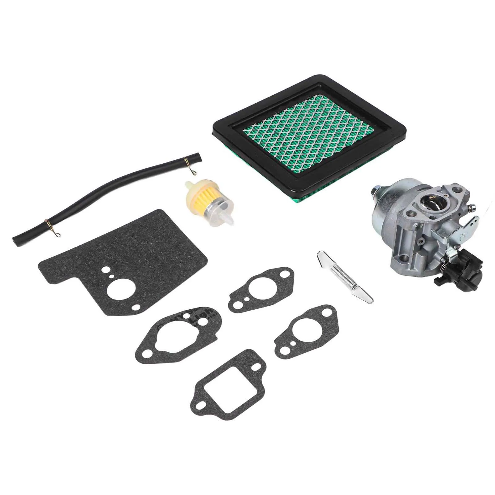 Полный комплект карбюратора с воздушным фильтром и прокладками для двигателей Honda, совместимый с моделями GCV160A0 и GCV160LA.
Полный комплект карбюратора с воздушным фильтром и прокладками для двигателей Honda, совместимый с моделями GCV160A0 и GCV160LA.