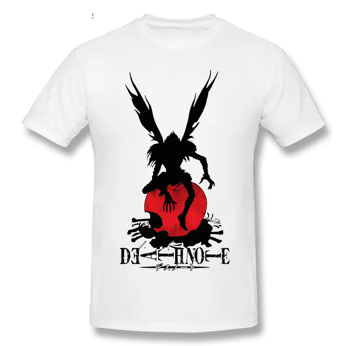 2021 модная футболка с графическим рисунком из мультфильма аниме DEATH NOTE Ryuk Shinigami, повседневная мужская футболка с коротким рукавом и круглым вырезом из 100% хлопка, Топ
2021 модная футболка с графическим рисунком из мультфильма аниме DEATH NOTE Ryuk Shinigami, повседневная мужская футболка с коротким рукавом и круглым вырезом из 100% хлопка, Топ
