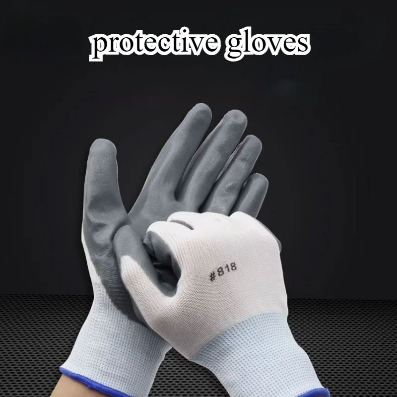 12Pair Work Gloves Mechanic Working Seamless Knit Glove Durable Comfortable Oil-resistant Anti-slip Breathable Protective Gloves
12Pair Work Gloves Mechanic Working Seamless Knit Glove Durable Comfortable Oil-resistant Anti-slip Breathable Protective Gloves