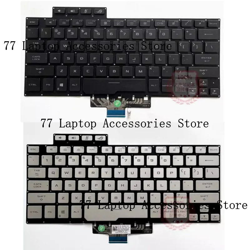 Клавиатура США для ноутбука ASUS ROG Zephyrus G14 GA401 GA401U GA401M, черный/серебристый
Клавиатура США для ноутбука ASUS ROG Zephyrus G14 GA401 GA401U GA401M, черный/серебристый