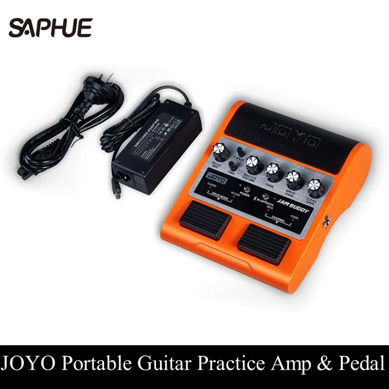 JOYO Portable Guitar Practice Amp & Pedal All-in-One Rechargeable Bluetooth Combo Guitar Amplifier with Effect & Footswitch
JOYO Portable Guitar Practice Amp & Pedal All-in-One Rechargeable Bluetooth Combo Guitar Amplifier with Effect & Footswitch
