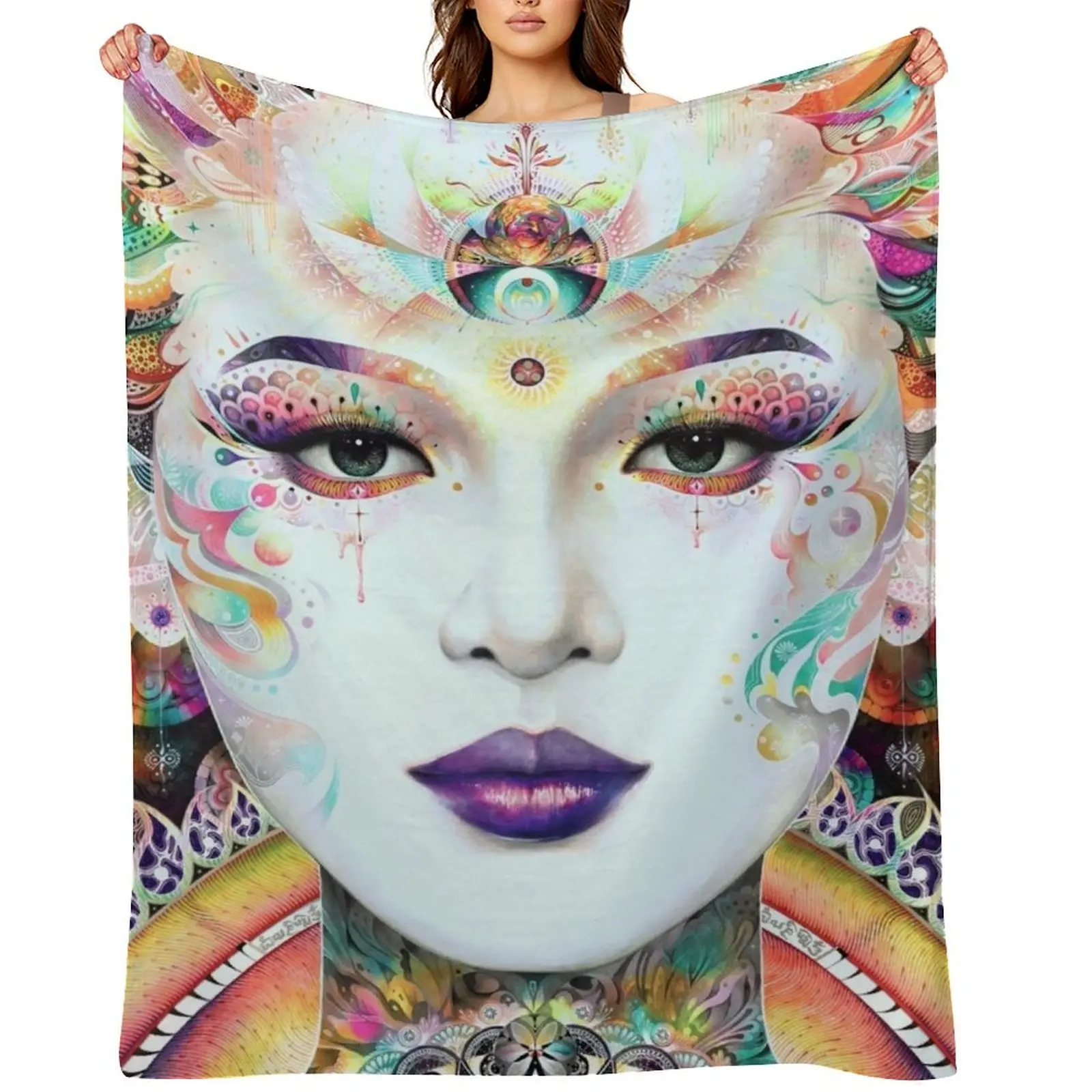 Guan Yin Throw Blanket Bed Fashionable Softest bed plaid Moving Blankets
Guan Yin Throw Blanket Bed Fashionable Softest bed plaid Moving Blankets