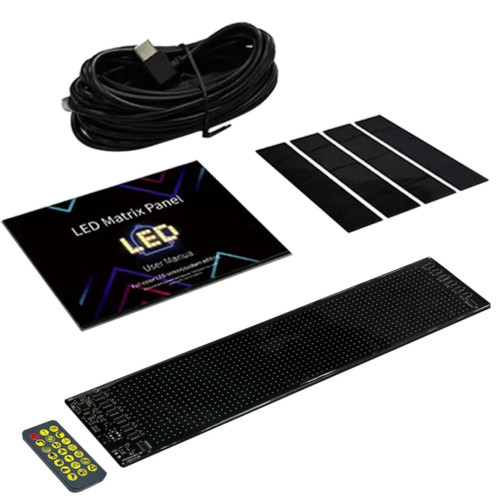 Управление через приложение Гибкая светодиодная матричная панель Супер яркий индивидуальный текстовый узор Анимационный логотип Свет Bluetooth-совместимый
Управление через приложение Гибкая светодиодная матричная панель Супер яркий индивидуальный текстовый узор Анимационный логотип Свет Bluetooth-совместимый