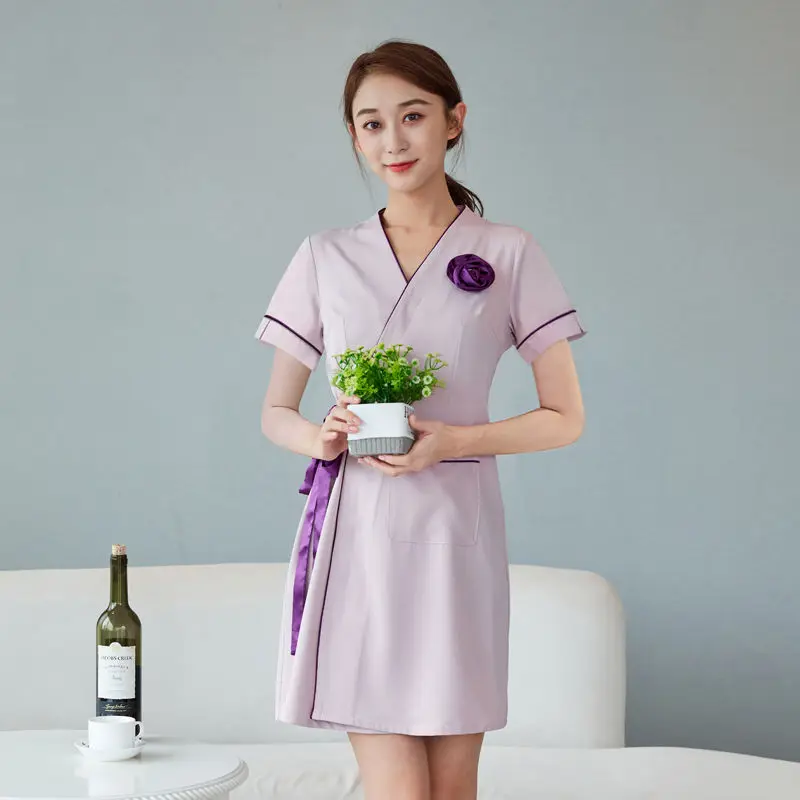 2026 Mid-sleeved high-end beautician overalls produce health teachers in winter
2026 Mid-sleeved high-end beautician overalls produce health teachers in winter