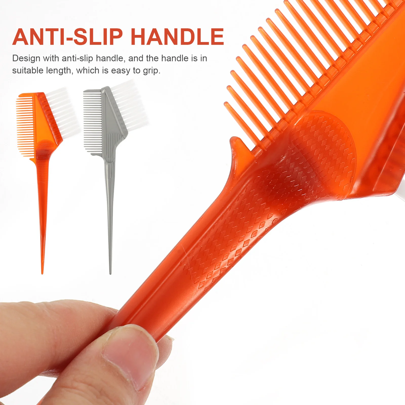 4Pcs Hair Dye Brush Set Professional Salon Tools 2 Silver 2 Brown Anti Slip Handle Multifunctional Bristles Comb DIY Coloring
4Pcs Hair Dye Brush Set Professional Salon Tools 2 Silver 2 Brown Anti Slip Handle Multifunctional Bristles Comb DIY Coloring