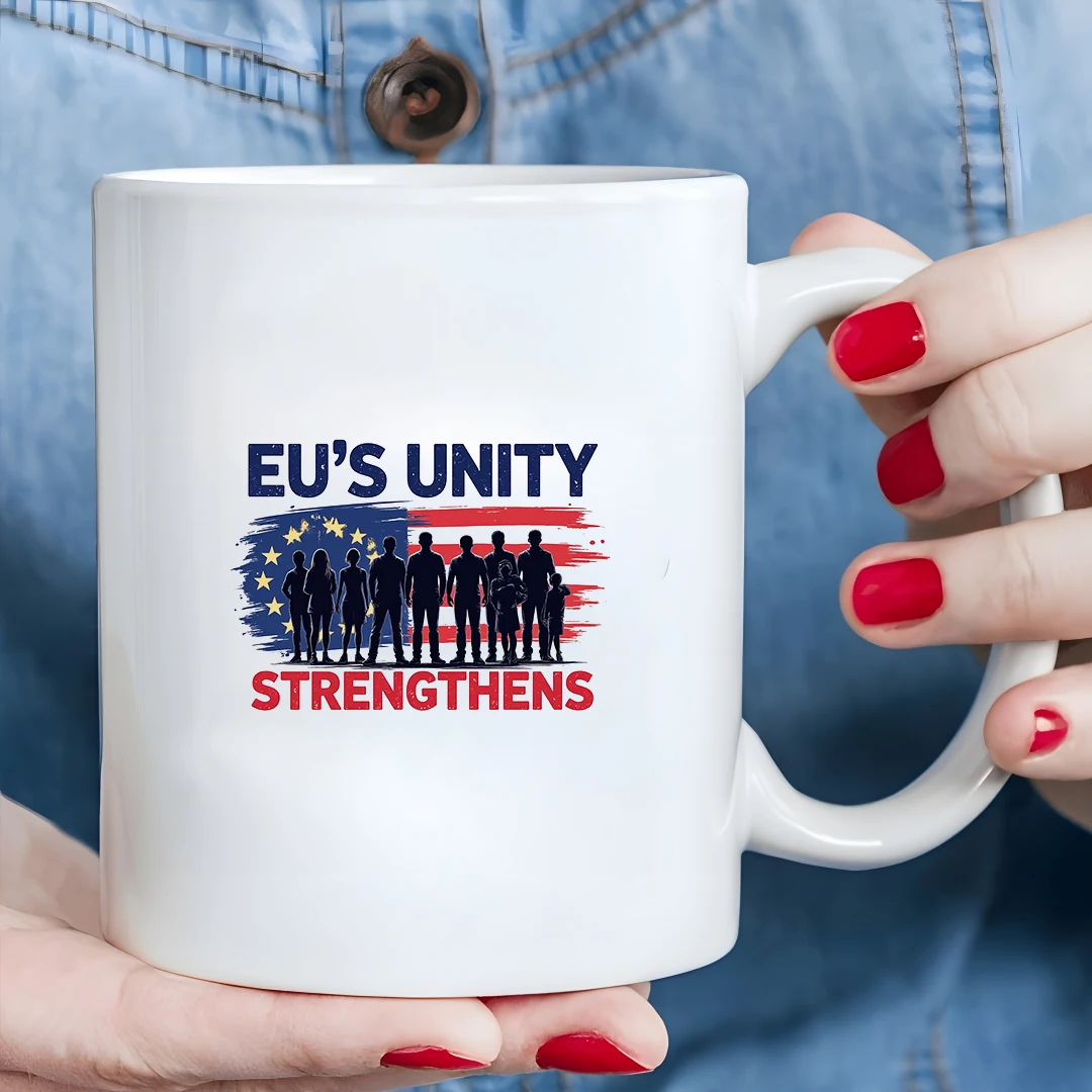 EU'S UNITY Mug 11oz Versatile Cold & Hot Beverage Cup Christmas Family Office Gift
EU'S UNITY Mug 11oz Versatile Cold & Hot Beverage Cup Christmas Family Office Gift