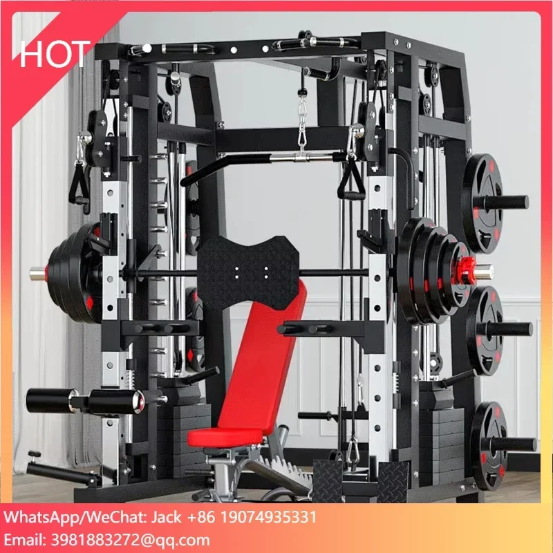 High Quality Multifunction Trainer Smith Machine For Home Gym Fitness For Bodybuilding Exercises For Chest And Shoulder
High Quality Multifunction Trainer Smith Machine For Home Gym Fitness For Bodybuilding Exercises For Chest And Shoulder