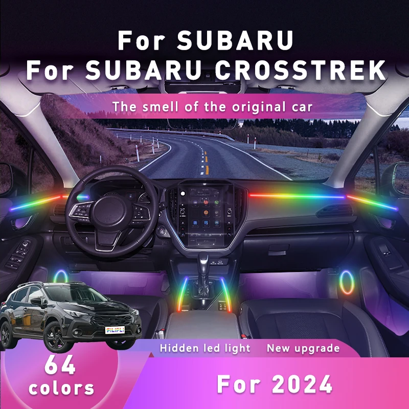FILIPLI For The SUBARU CROSSTREK For 2022 Multi Color RGB Car Ambient Light Strip Waterproof Car Interior Light Easy To Install
FILIPLI For The SUBARU CROSSTREK For 2022 Multi Color RGB Car Ambient Light Strip Waterproof Car Interior Light Easy To Install