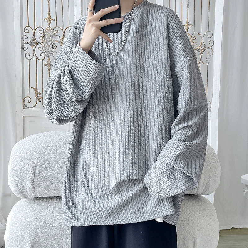 Korean Men Sweatshirts Hip Hop Solid Color Basic O Neck Oversized Pullovers 2024 Autumn Fashion Casual Long Sleeve Tops
Korean Men Sweatshirts Hip Hop Solid Color Basic O Neck Oversized Pullovers 2024 Autumn Fashion Casual Long Sleeve Tops