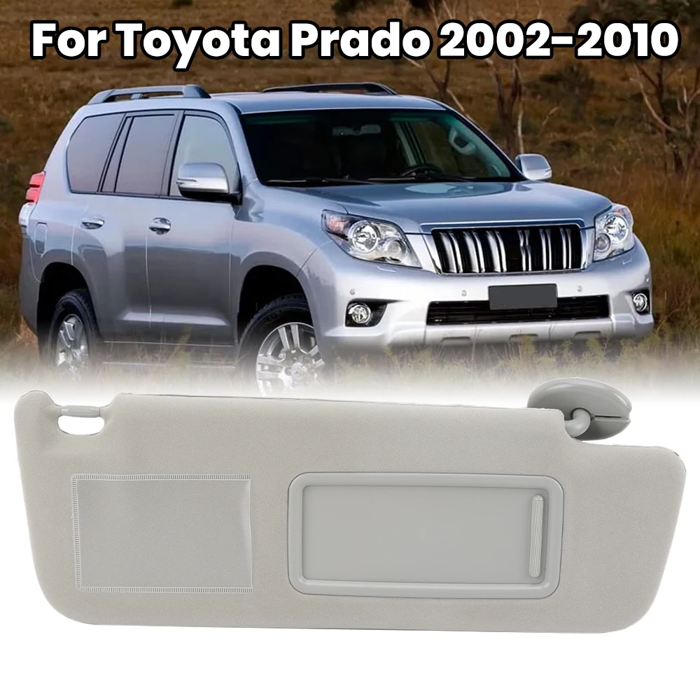 Sun Visor for Toyota Prado 2002-2023 ABS Sunshield Sunshade Gray with Mirror Light Right Driver Side 7431060890B1 accessories
Sun Visor for Toyota Prado 2002-2023 ABS Sunshield Sunshade Gray with Mirror Light Right Driver Side 7431060890B1 accessories