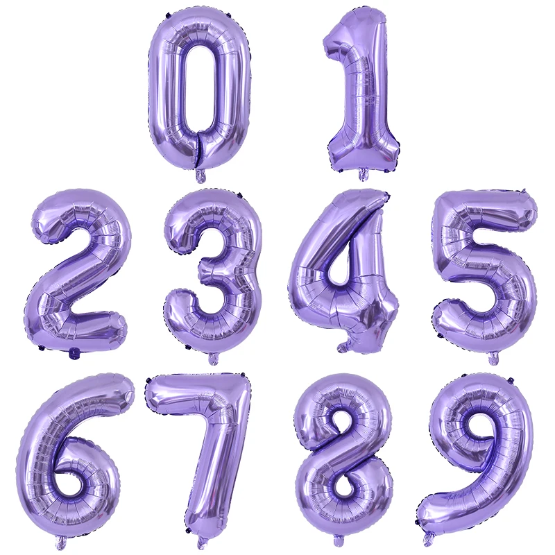 32 Inch Purple Numbered 0-9 Balloon Brthday Party Aluminum Film Balloon Wedding Anniversy Baby Shower Decorations
32 Inch Purple Numbered 0-9 Balloon Brthday Party Aluminum Film Balloon Wedding Anniversy Baby Shower Decorations