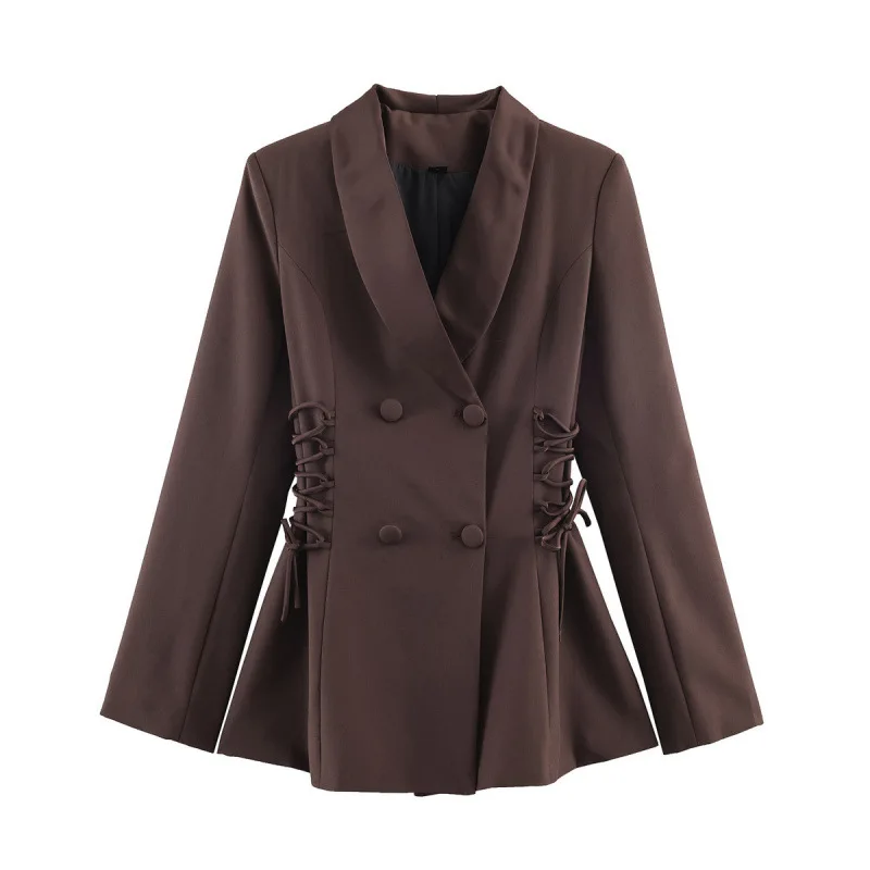 Fashionable Casual Silk Blend Patchwork Belted Suit Jacket Women's Premium Quality Cross-Border Apparel Short Length Pure Color
Fashionable Casual Silk Blend Patchwork Belted Suit Jacket Women's Premium Quality Cross-Border Apparel Short Length Pure Color