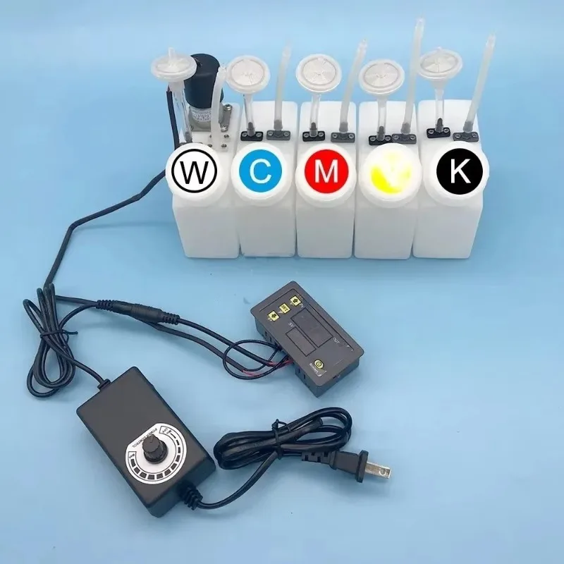 250ml/500ml White Ink forCISS System Motor Cmyk Color White Tank L1800 L805 Machine Tank with Timer Power Tank White Ink forCISS
250ml/500ml White Ink forCISS System Motor Cmyk Color White Tank L1800 L805 Machine Tank with Timer Power Tank White Ink forCISS