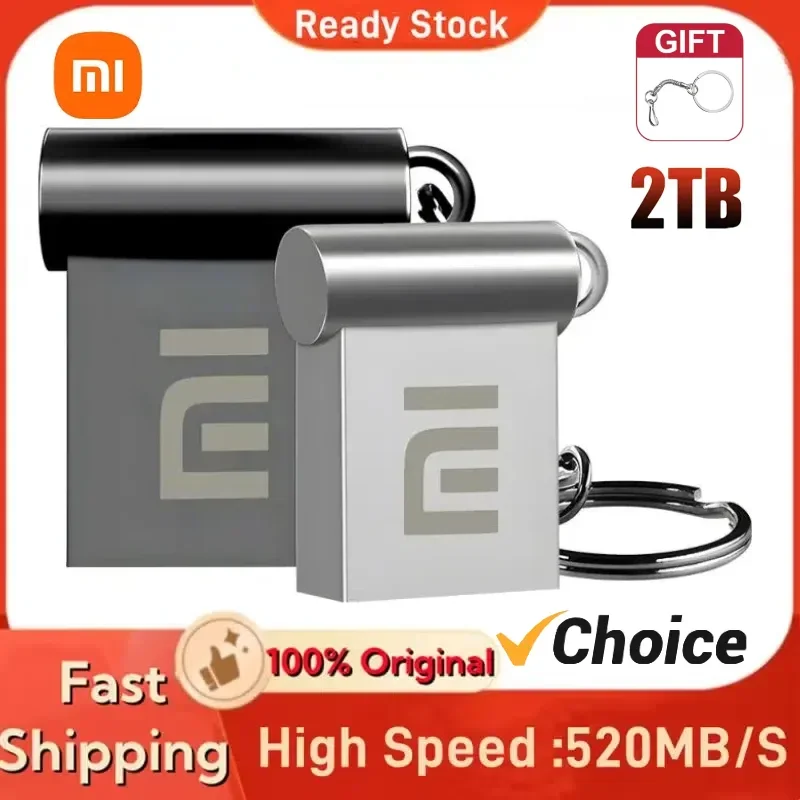 Xiaomi Mini Pen Drive 2TB 1TB 512G Memory Portable Waterproof Pendrive High-Speed USB3.0 Data Transmission Metal USB Flash Drive
Xiaomi Mini Pen Drive 2TB 1TB 512G Memory Portable Waterproof Pendrive High-Speed USB3.0 Data Transmission Metal USB Flash Drive