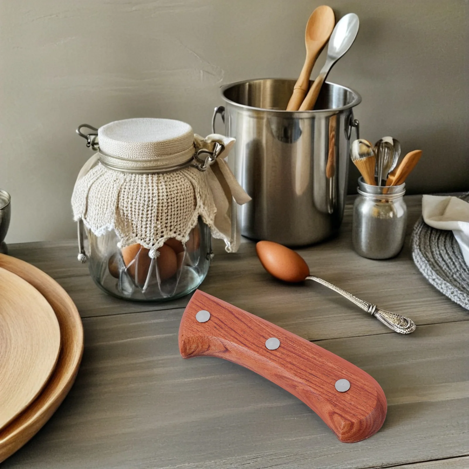 1Set Solid Wood Kitchen Knife Handle Replacement Ergonomic Curved Non-Slip Wooden Grip Cutter Handle for Kitchen Repair 
1Set Solid Wood Kitchen Knife Handle Replacement Ergonomic Curved Non-Slip Wooden Grip Cutter Handle for Kitchen Repair