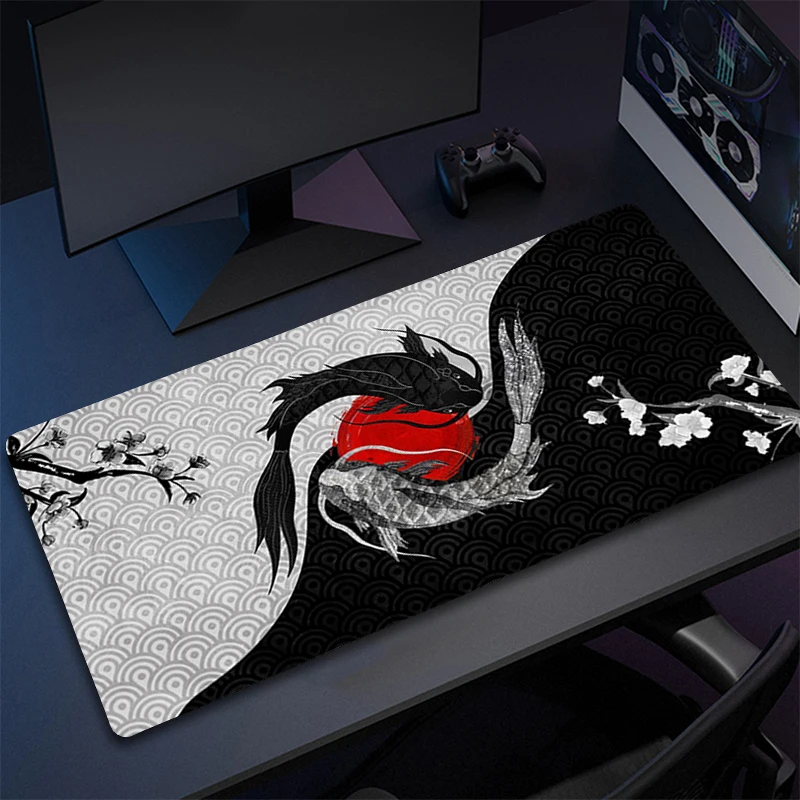 Gaming Accessories Mouse Pad Large MousePad Keyboard Pad Rubber Anti-slip Soft Office Table Mat Tapis De Souris Koi Fish Taichi
Gaming Accessories Mouse Pad Large MousePad Keyboard Pad Rubber Anti-slip Soft Office Table Mat Tapis De Souris Koi Fish Taichi