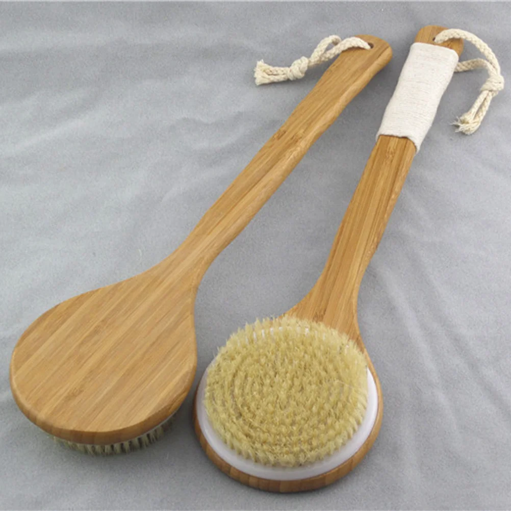 1Pcs Bamboo Handle Shower Brush Exfoliating Bath Brush Soft Bristle Back Scrubber Deep Clean Remove Dust Oil Back Scrubber
1Pcs Bamboo Handle Shower Brush Exfoliating Bath Brush Soft Bristle Back Scrubber Deep Clean Remove Dust Oil Back Scrubber