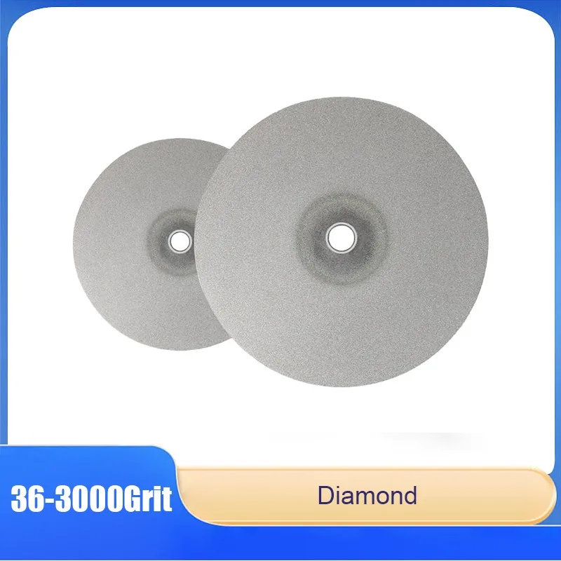 Diamond-Coated Flat Grinding Disc For Polishing Agate, Jade, Glass, And Similar Materials 4-Inch(100mm) Grit: 36-3000
Diamond-Coated Flat Grinding Disc For Polishing Agate, Jade, Glass, And Similar Materials 4-Inch(100mm) Grit: 36-3000