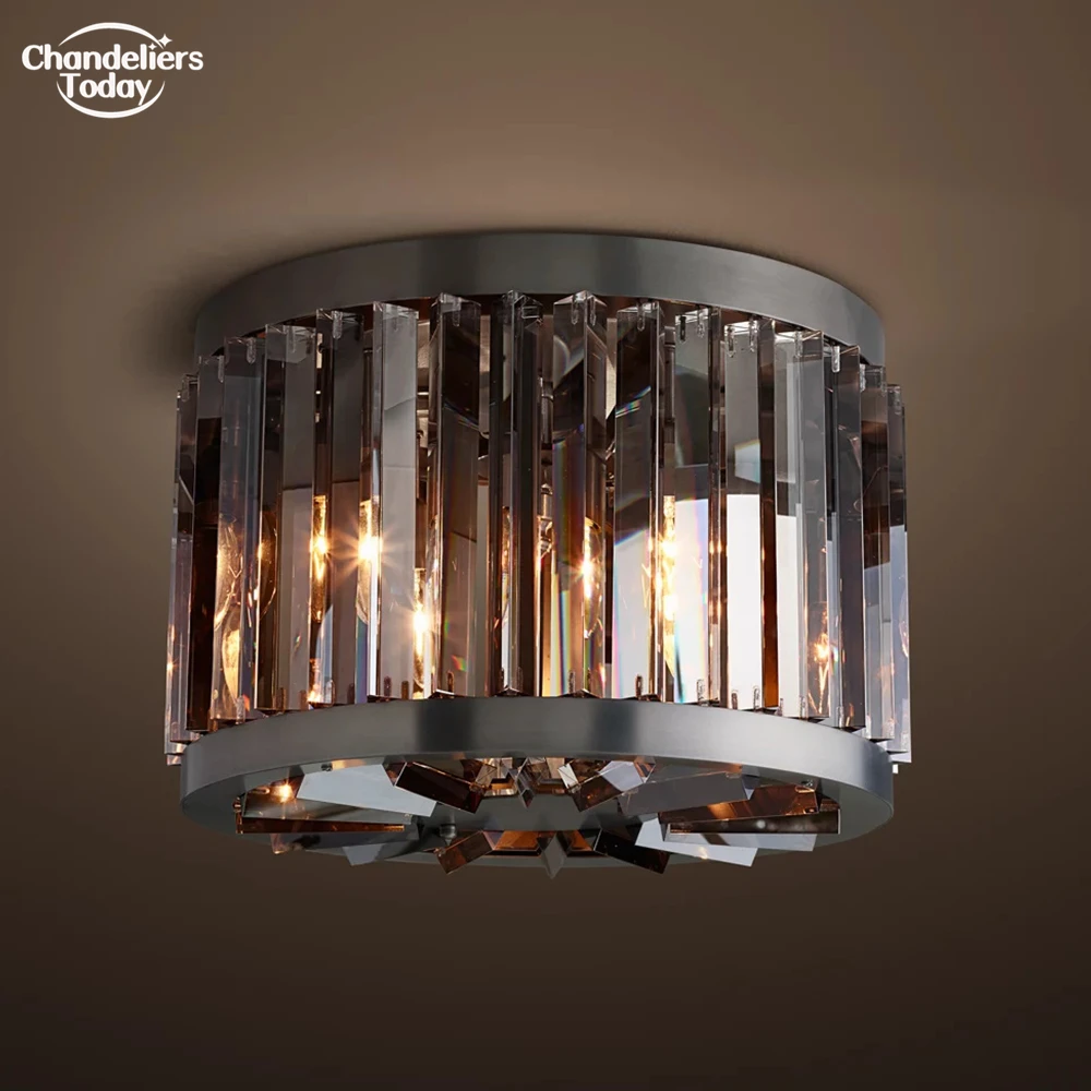 Round Ceiling Chandeliers for Dining Room Welles Flushmount Clear Crystal Bedroom Ceiling Lamps Foyer Kitchen Cristal LED Lustre
Round Ceiling Chandeliers for Dining Room Welles Flushmount Clear Crystal Bedroom Ceiling Lamps Foyer Kitchen Cristal LED Lustre