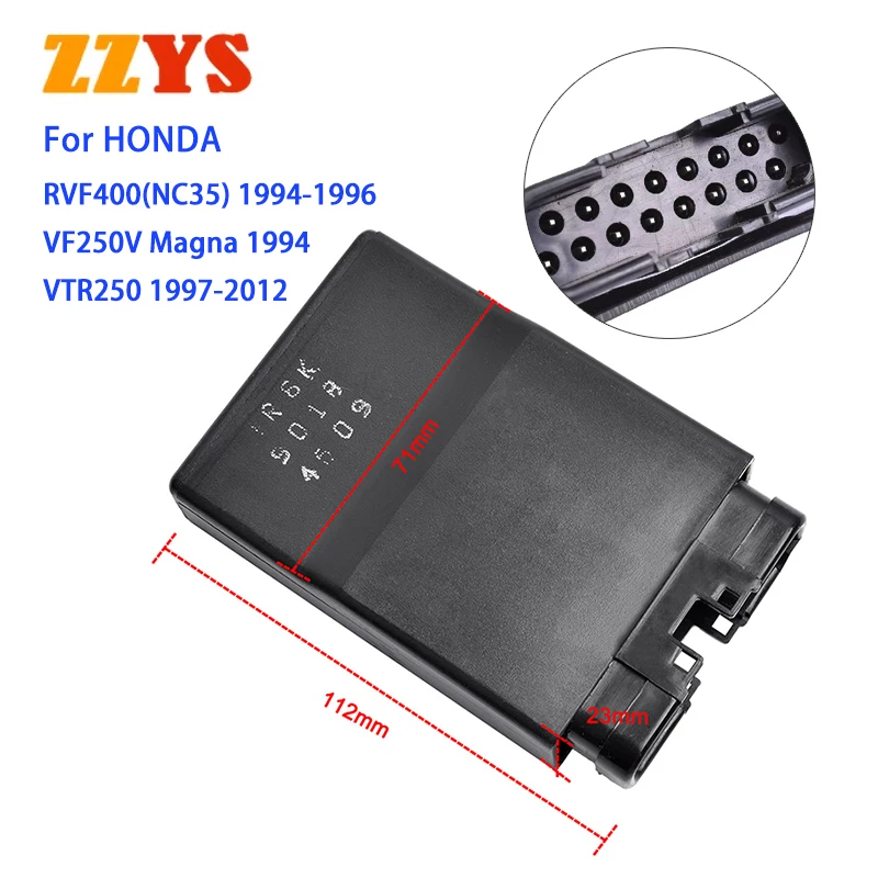 Motorcycle Digital lgnition CDI Unit For HONDA RVF400 1994 1995 1996 VF250V Magna 1994 VTR250 1997-2012 RVF 400 VTR/VF 250 V
Motorcycle Digital lgnition CDI Unit For HONDA RVF400 1994 1995 1996 VF250V Magna 1994 VTR250 1997-2012 RVF 400 VTR/VF 250 V