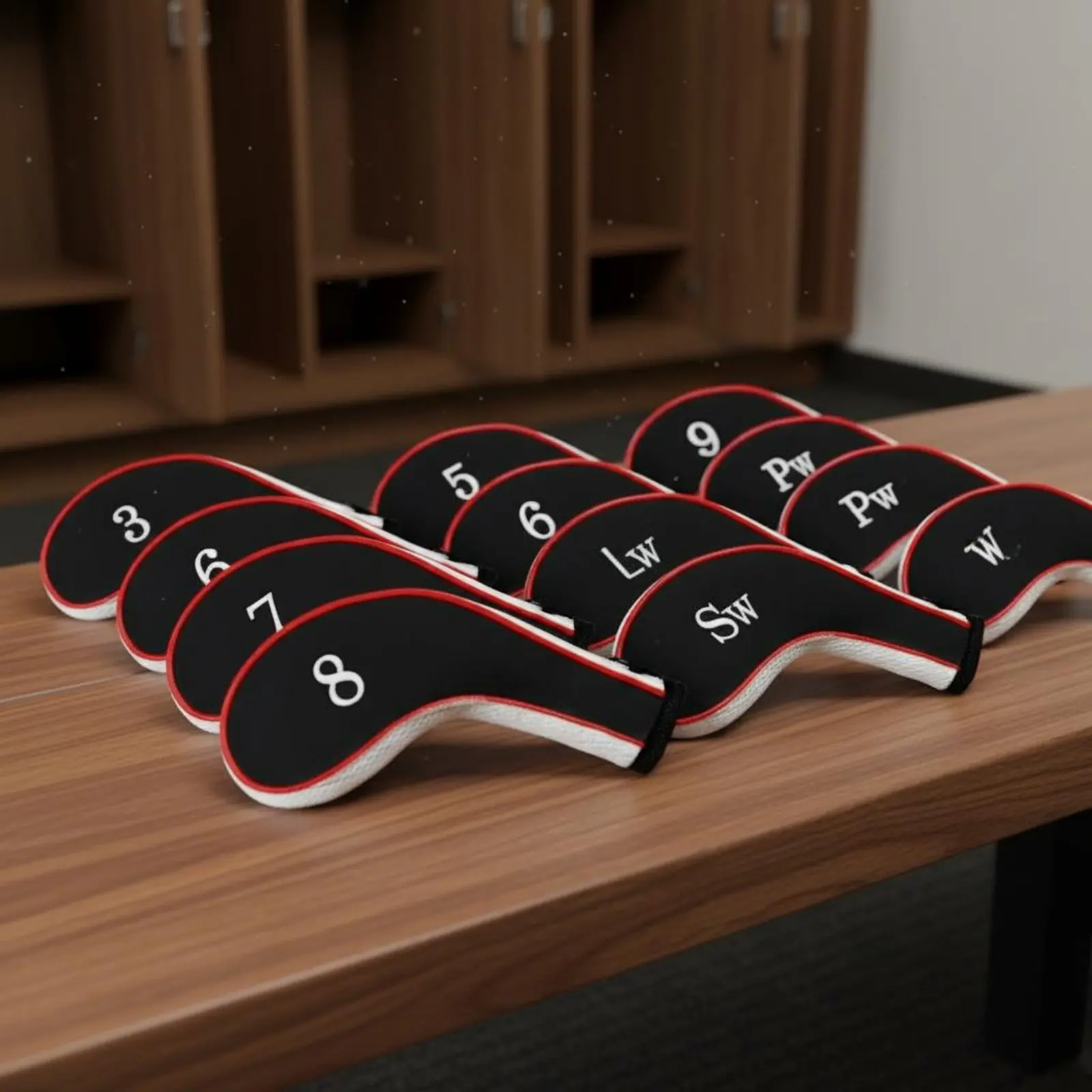 12 Pieces Sporting Iron Headcover Set Fastener Closure Sporting Iron Cover Set Numbered Club Protectors Scuff Protection
12 Pieces Sporting Iron Headcover Set Fastener Closure Sporting Iron Cover Set Numbered Club Protectors Scuff Protection