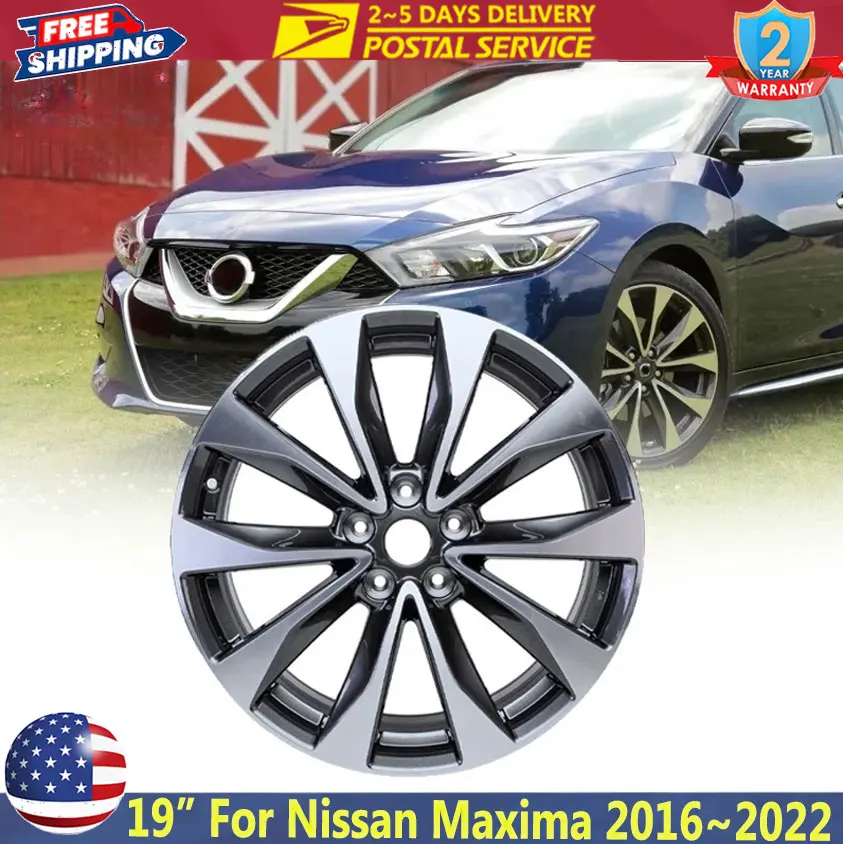 19"x 8.5" Car Wheel Rim Alloy Replacement Wheel For Nissan Maxima 2016~2022 Rim 62723 403004RA4E T98W14RA6E 403004RA9E 4RA4E
19"x 8.5" Car Wheel Rim Alloy Replacement Wheel For Nissan Maxima 2016~2022 Rim 62723 403004RA4E T98W14RA6E 403004RA9E 4RA4E