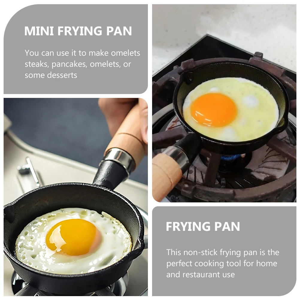 Mini Frying Egg Pans Egg Frying Pan Non Stick Cooking Small Fry Induction Griddle Home Restaurant Cast Iron Easy Clean
Mini Frying Egg Pans Egg Frying Pan Non Stick Cooking Small Fry Induction Griddle Home Restaurant Cast Iron Easy Clean