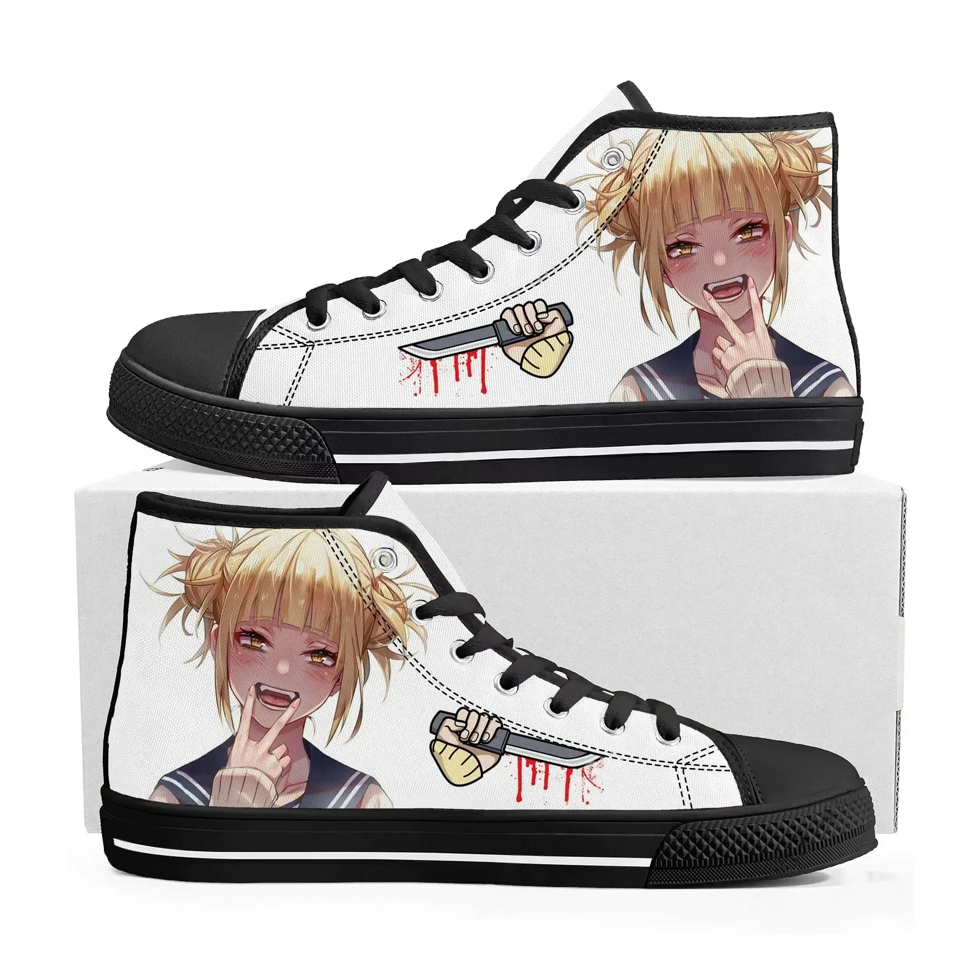 Anime Himiko Toga My Hero Academia High Top Sneakers Mens Womens Teenager High Quality Canvas Sneaker Couple Shoes Custom Shoe
Anime Himiko Toga My Hero Academia High Top Sneakers Mens Womens Teenager High Quality Canvas Sneaker Couple Shoes Custom Shoe