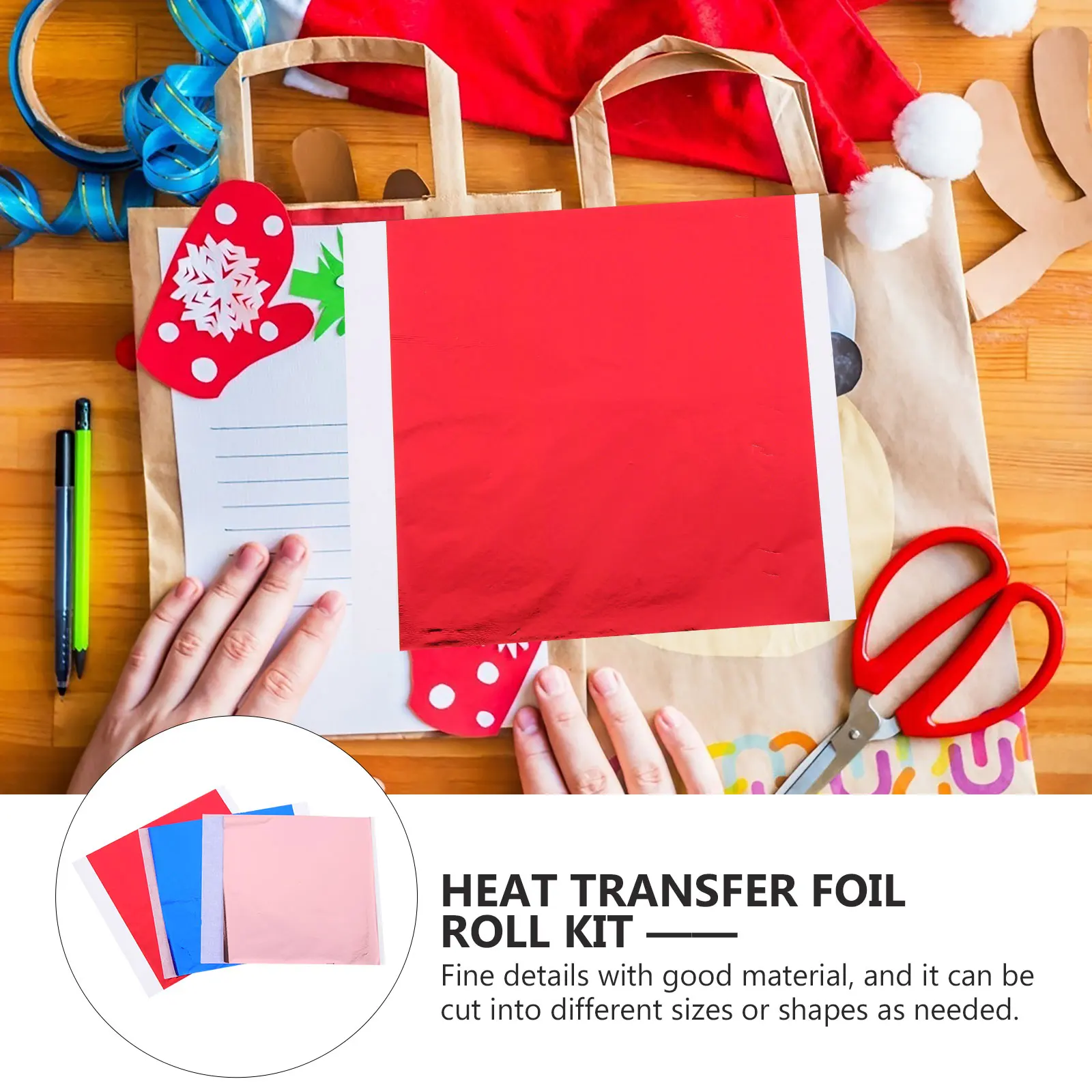 300 Sheets Thermal Transfer Foil Rolls Heat Glitter Invitation Card Decorate Accessory Shining Craft Iron On Diy Printing Supply
300 Sheets Thermal Transfer Foil Rolls Heat Glitter Invitation Card Decorate Accessory Shining Craft Iron On Diy Printing Supply